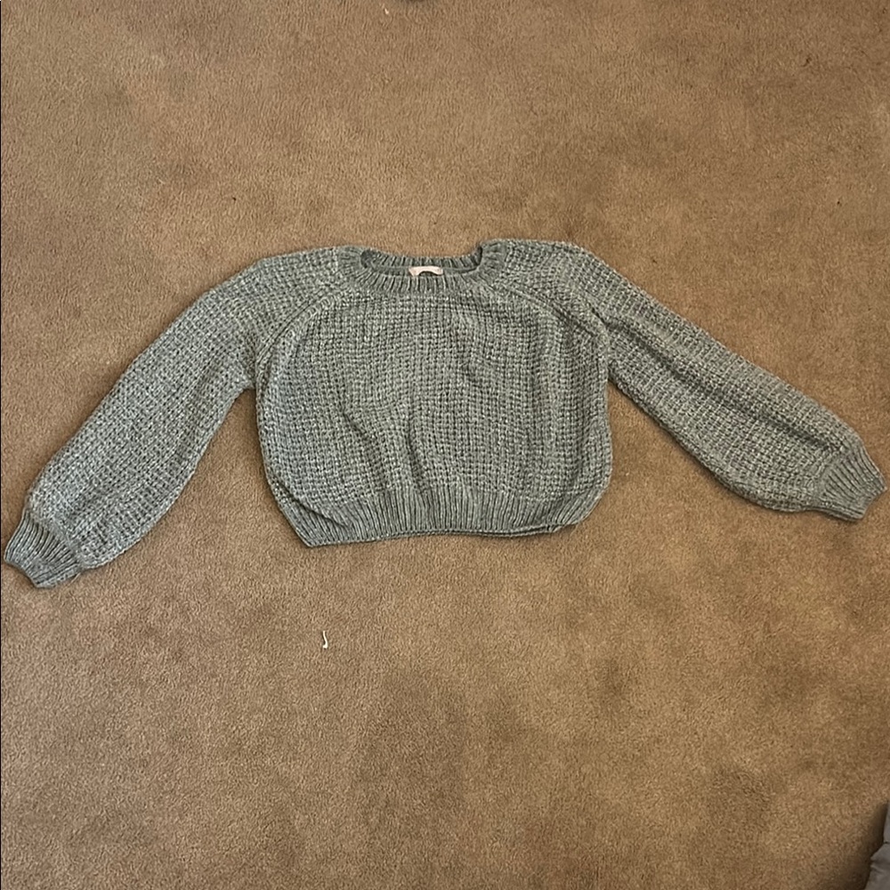 Green Knit Sweater